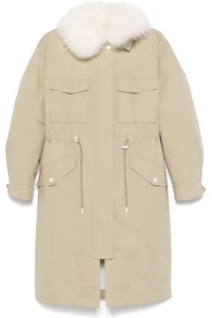 YVES SALOMON Fur-detailed parka