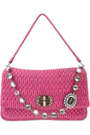 Miu Miu 2010s Iconic Crystal Cloqué handbag