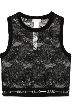 Liu Jo Corded-lace tank top