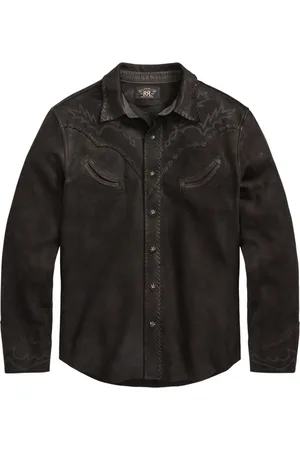 Ralph Lauren Long sleeve leather shirt