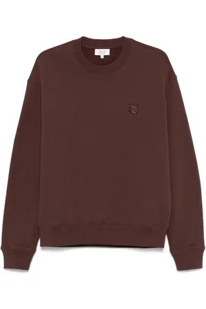 Maison Kitsuné Fox-patch sweatshirt