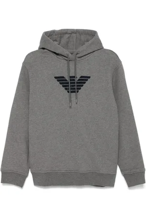 Emporio Armani Logo-embroidered hoodie