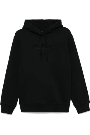 Emporio Armani Logo-embroidered hoodie