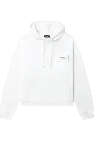 We11 Done Logo-appliqué hoodie