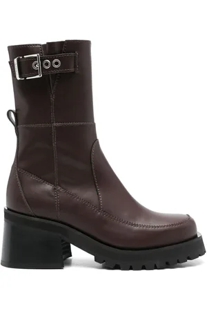 Ganni 70mm zip-up boots