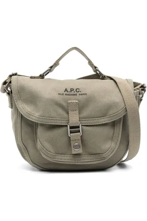 A.P.C. Logo-print messenger bag