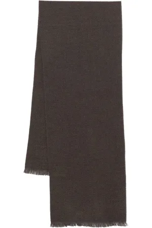 corneliani Logo-embroidered scarf