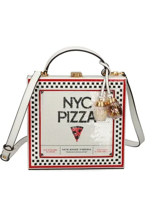Kate Spade Slice 3D Pizza Box tote bag
