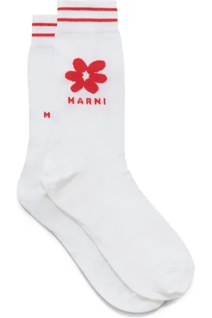 Marni Logo-jacquard striped socks