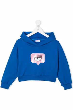 Chiara Ferragni Eye-like cropped hoodie