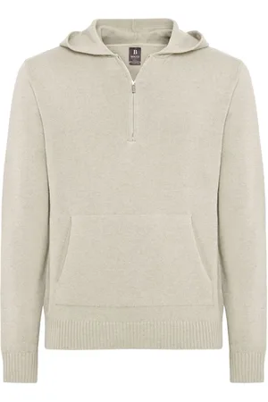 Boggi Milano Hazelnut hooded jumper