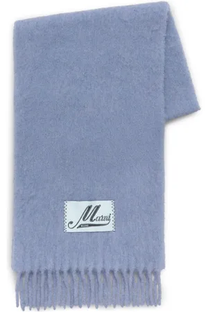 Marni Logo-appliqué scarf