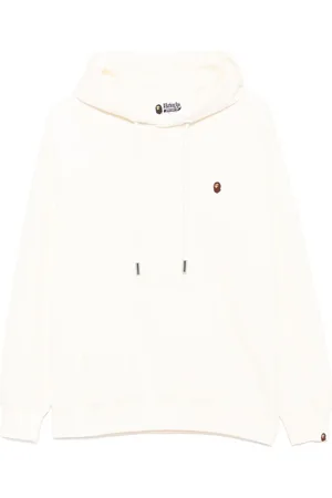 A Bathing Ape Logo patched hoodie