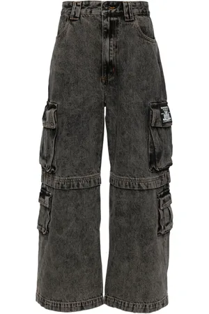 Musium Div. Logo-patch cargo trousers