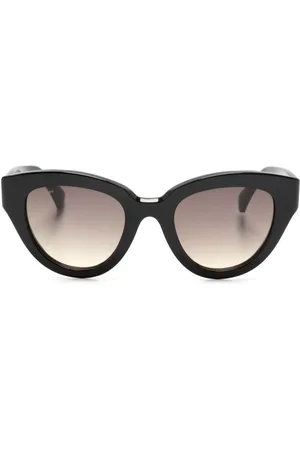 Max Mara Logo-print cat-eye frame sunglasses