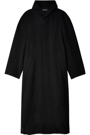 Balenciaga Raglan-sleeve hooded coat