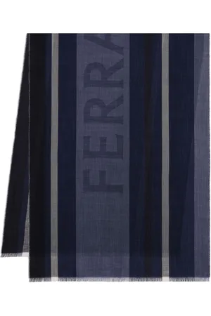 Salvatore Ferragamo Maxi-striped jacquard stole