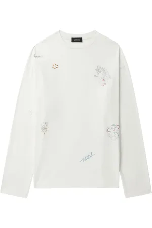 We11 Done Rhinestone-embellished T-shirt