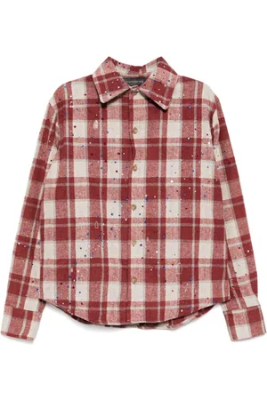 Who Decides War Plaid long-sleeves shirt