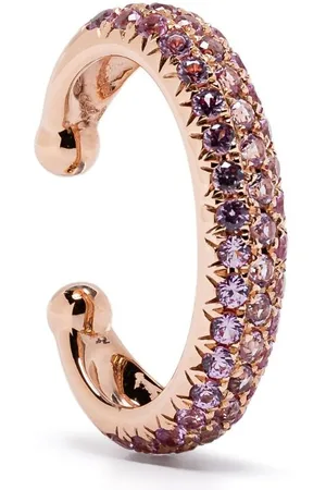 Shay 18K rose gold Jumbo sapphire ear cuff
