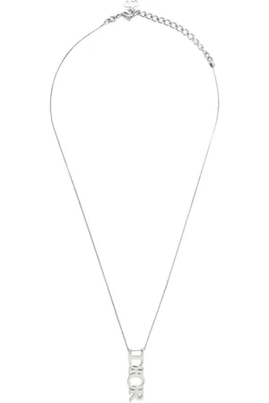 Dior 2000s logo pendant necklace