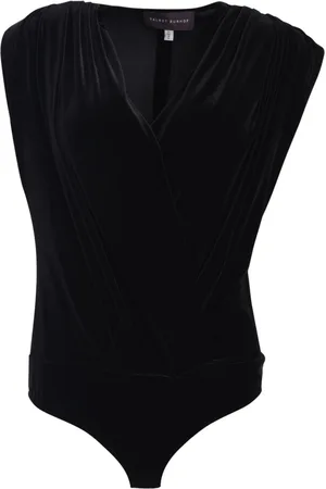 TALBOT RUNHOF Velvet bodysuit