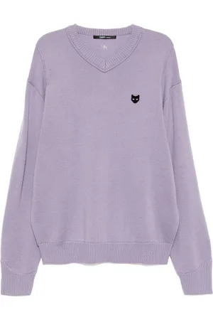 SONGZIO Panther hand rope V-neck sweater