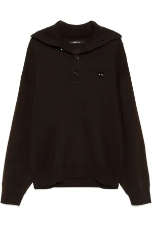 SONGZIO Panther hand rope high neck sweater