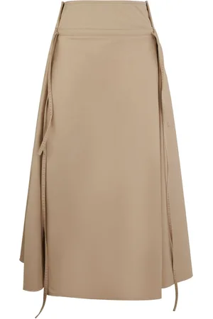 PORTS 1961 Stylish Ribbon midi skirt