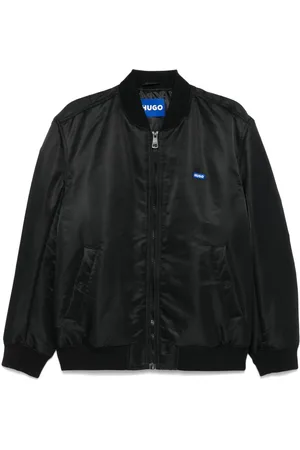 HUGO BOSS Logo-patch bomber jacket