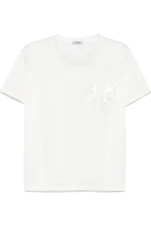 Parlor Bow-embroidered T-shirt