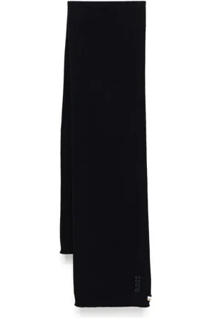 HUGO BOSS Embroidered logo scarf