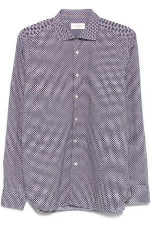 Tintoria Mattei Geometric-print shirt