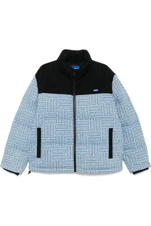 HUGO BOSS Logo-print padded jacket