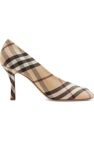 Burberry 85mm Check Baby pumps
