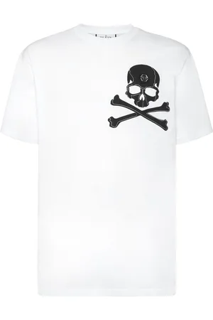 Philipp Plein Skull-print cotton t-shirt