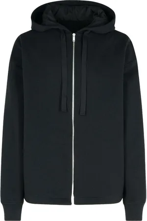 Jil Sander Zipped drawstring hoodie