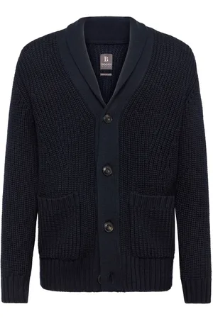 Boggi Milano Merino wool cardigan