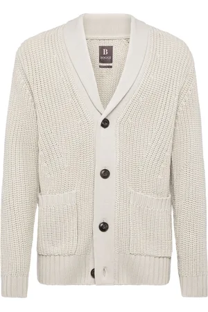 Boggi Milano Merino wool shawl neck cardian