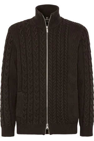 Boggi Milano Wool zip-up jumper