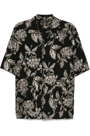 Pins & Needles Floral-jacquard shirt