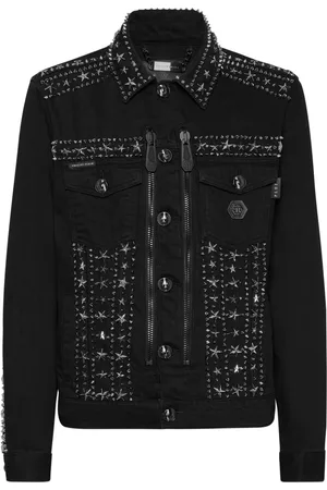 Philipp Plein Zip-up studded jacket