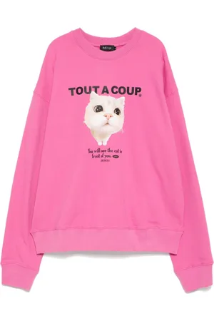 tout a coup Cat-print sweatshirt