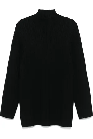 LGN LOUIS GABRIEL NOUCHI Mock neck ribbed sweater