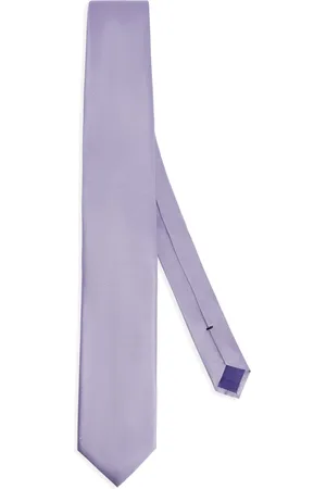 Tom Ford Logo patch silk tie