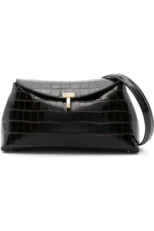 Totême T-Lock clutch bag