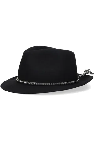 Borsalino Brushed felted fedora hat