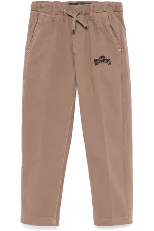 John Richmond Logo-embroidered trousers