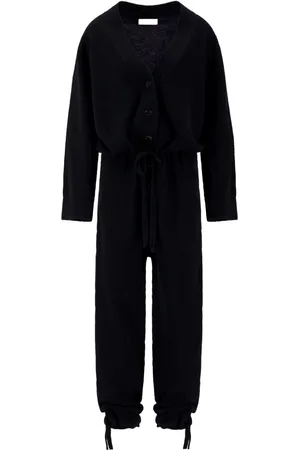 LANEUS Button-fastening jumpsuit