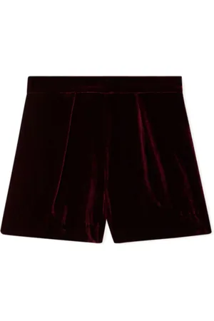 BONPOINT Velvet-effect straight-leg shorts